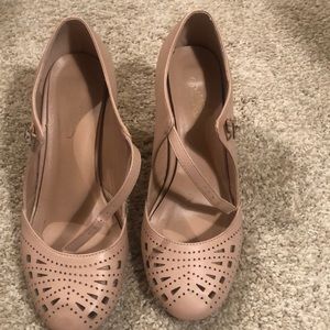 Petal pink Mary Jane shoes